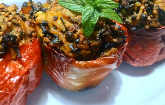 peperoni ripieni di verdure
