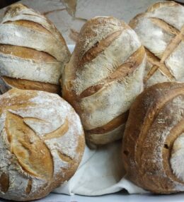 Pane fatto in casa con biga
