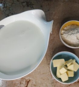 Besciamella alla curcuma