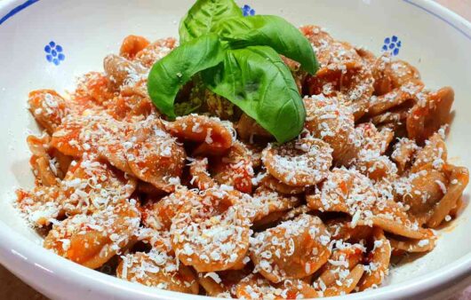 orecchiette al sugo